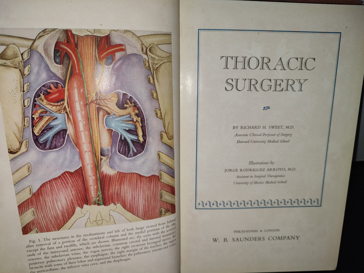 58- Inglés. Cirugía Del Tórax / Thoracic Surgery - Richard H. Sweet, M. D. - 1950