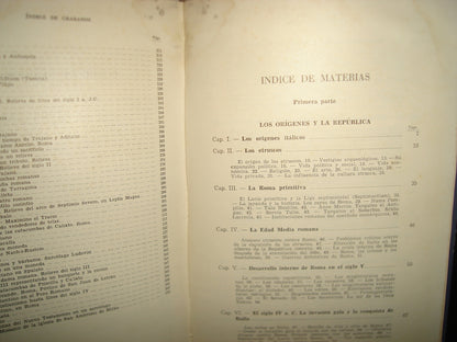 161- Historia De Roma - Luis Pericot García, Rafael Ballester Escalas - 1963