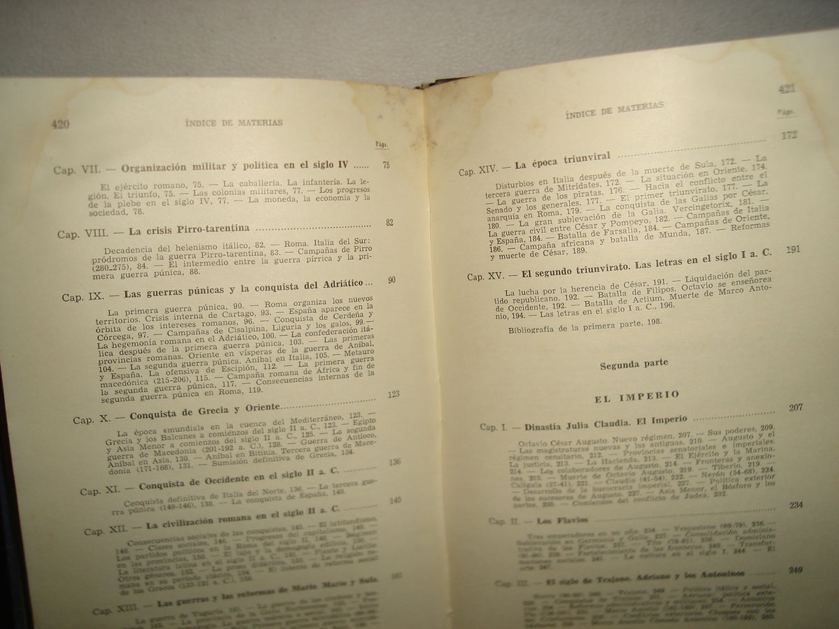 161- Historia De Roma - Luis Pericot García, Rafael Ballester Escalas - 1963