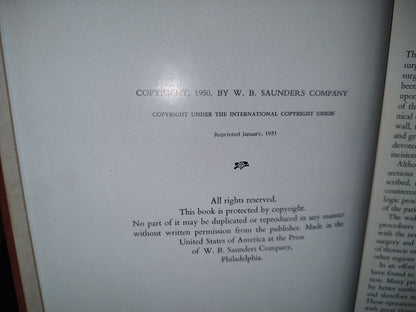 58- Inglés. Cirugía Del Tórax / Thoracic Surgery - Richard H. Sweet, M. D. - 1950