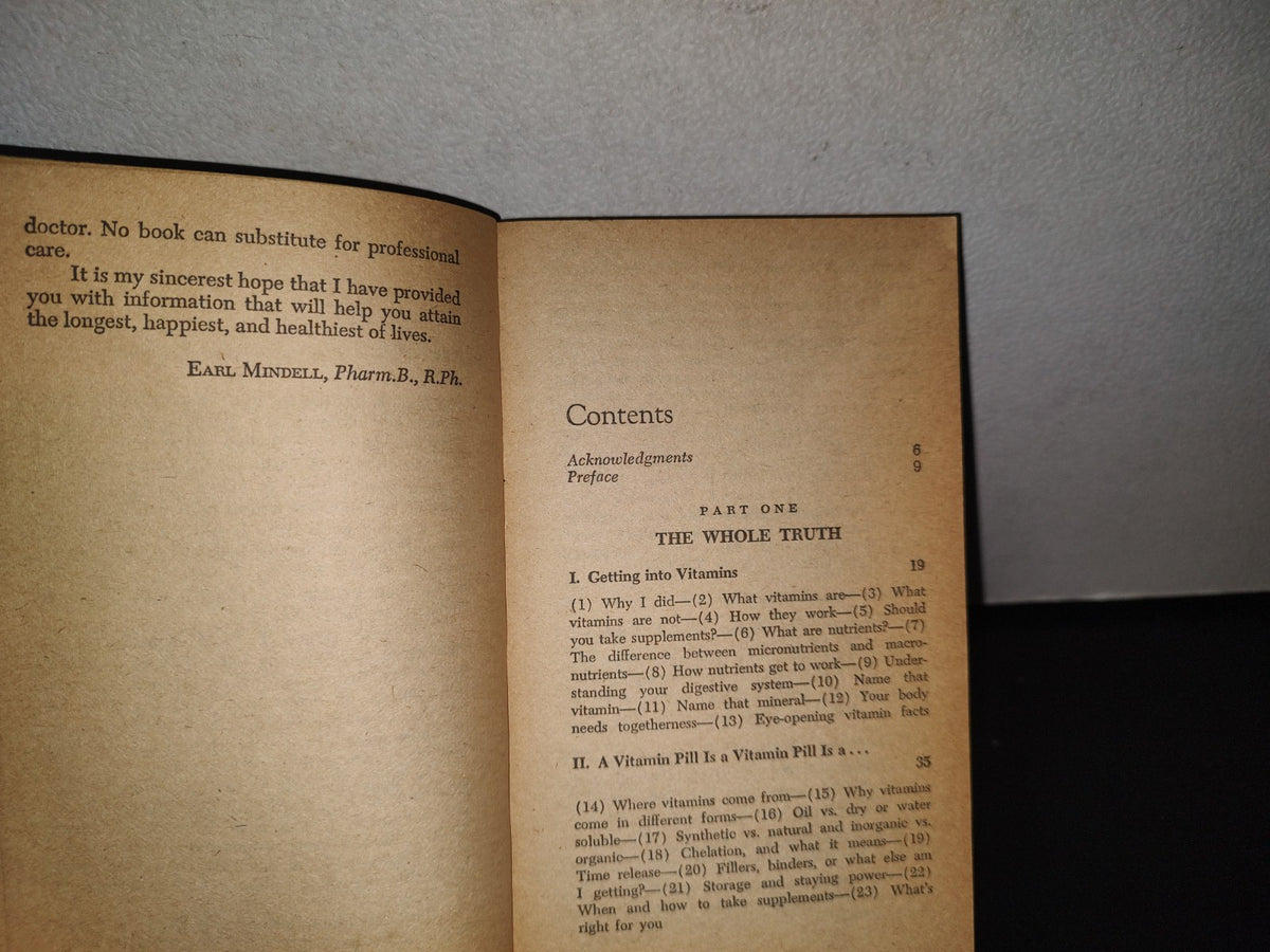 84- Earl Mindlell's Vitamin Bible - First Printing: January 1981