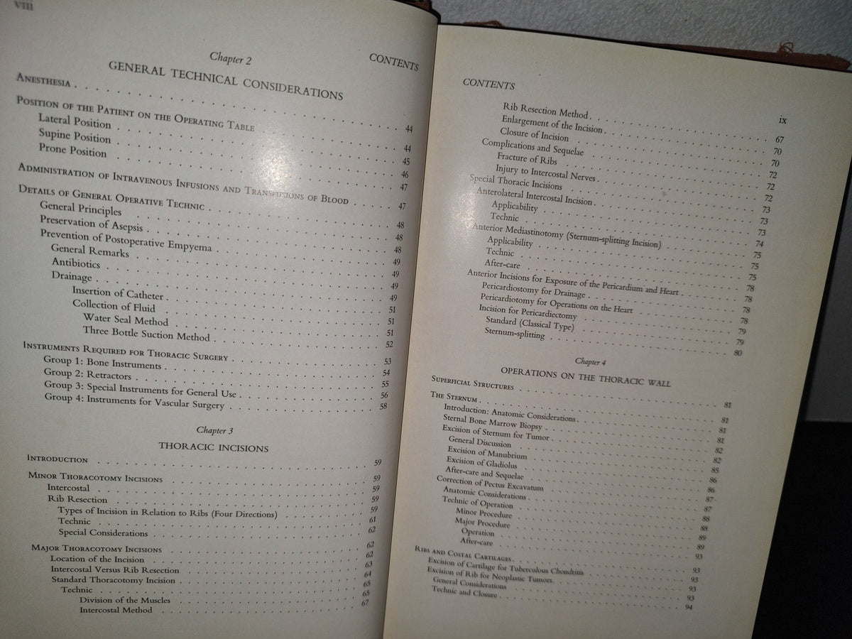 58- Inglés. Cirugía Del Tórax / Thoracic Surgery - Richard H. Sweet, M. D. - 1950