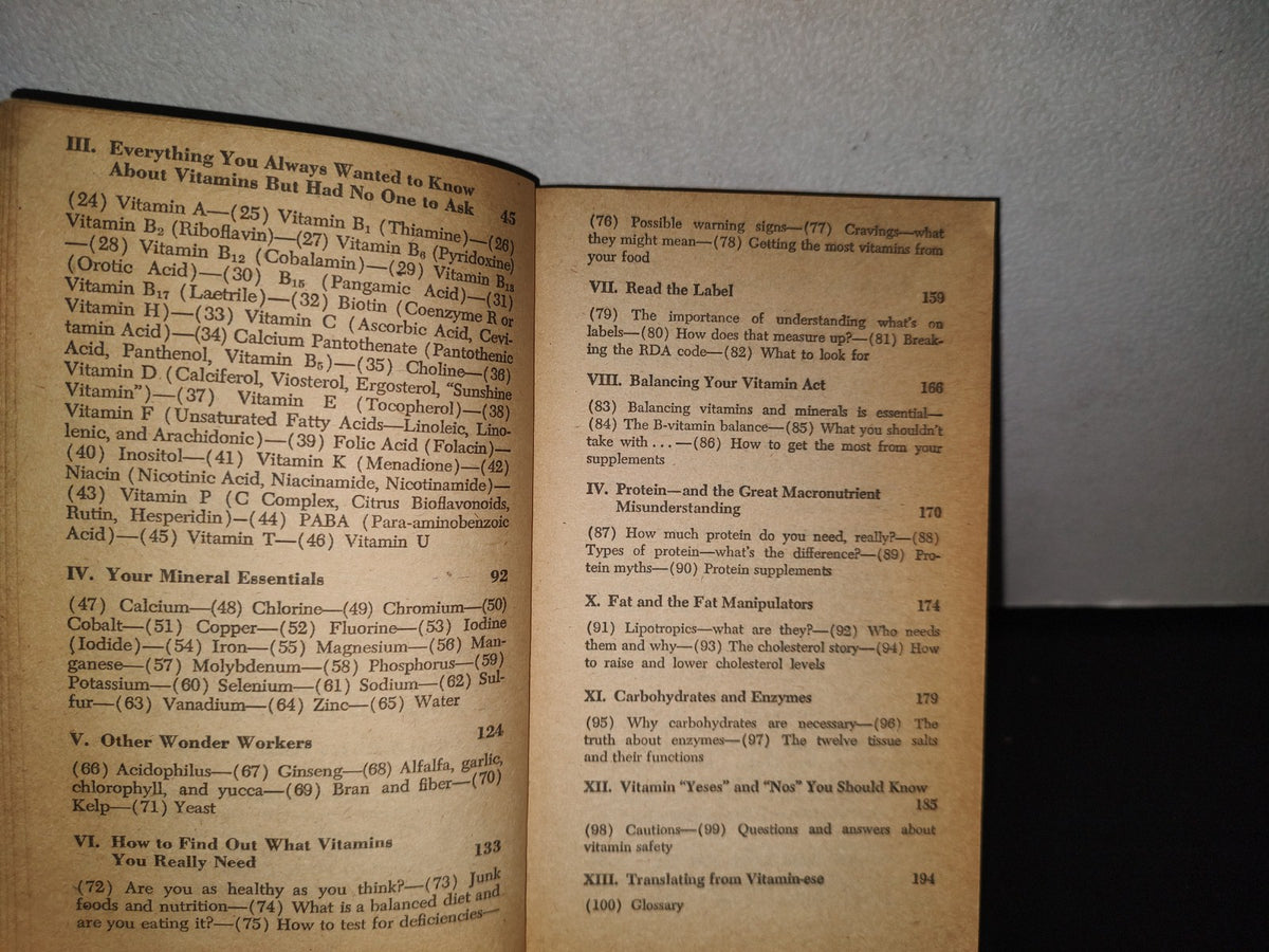 84- Earl Mindlell's Vitamin Bible - First Printing: January 1981
