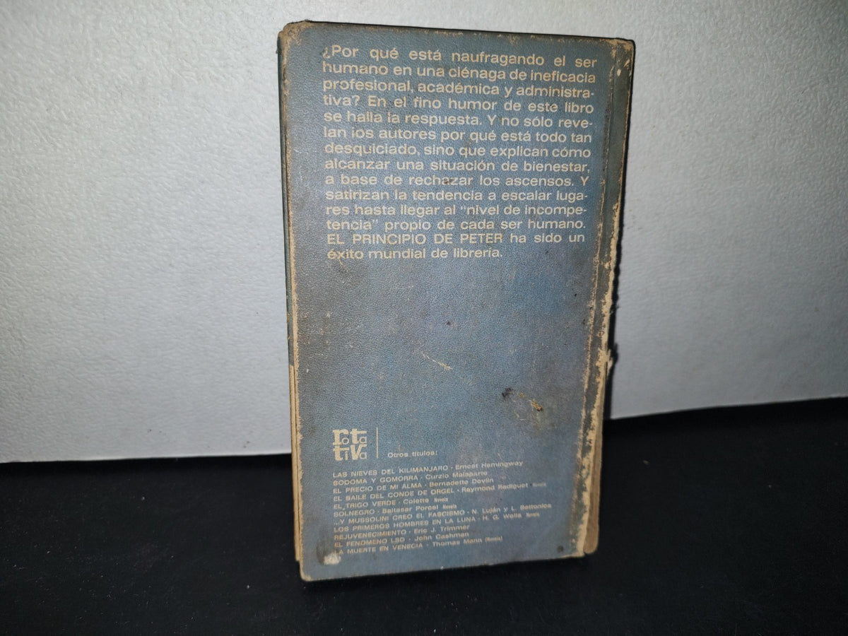 74- El Principio De Peter - Dr. Laurence J. Peter - 1975