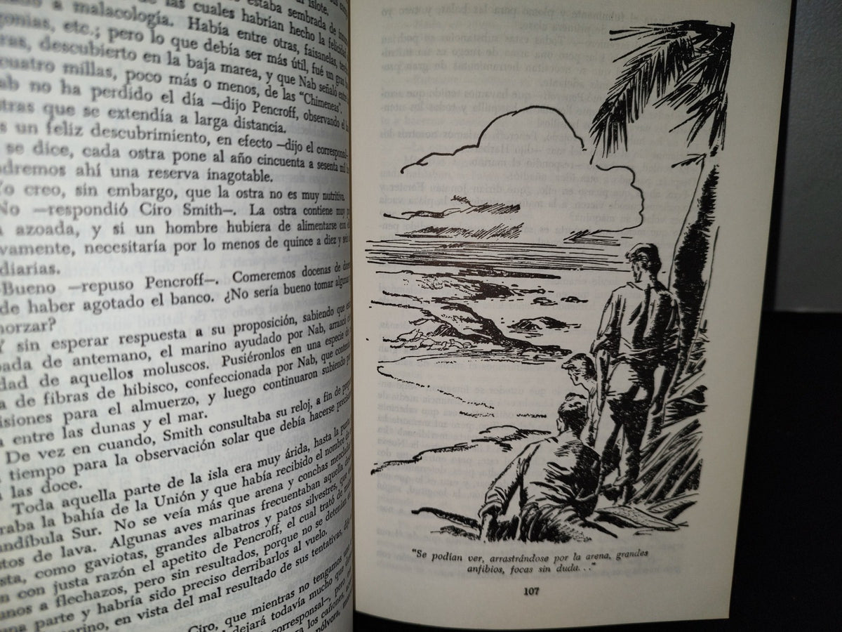 54- Biblioteca Juvenil. Tomo 3. La Isla Misteriosa - Julio Verne - 1968
