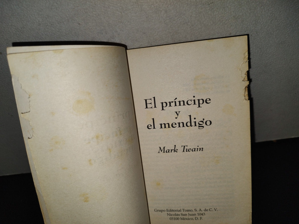 158- El Príncipe Y El Mendigo - Mark Twain - Editorial Tomo 2014