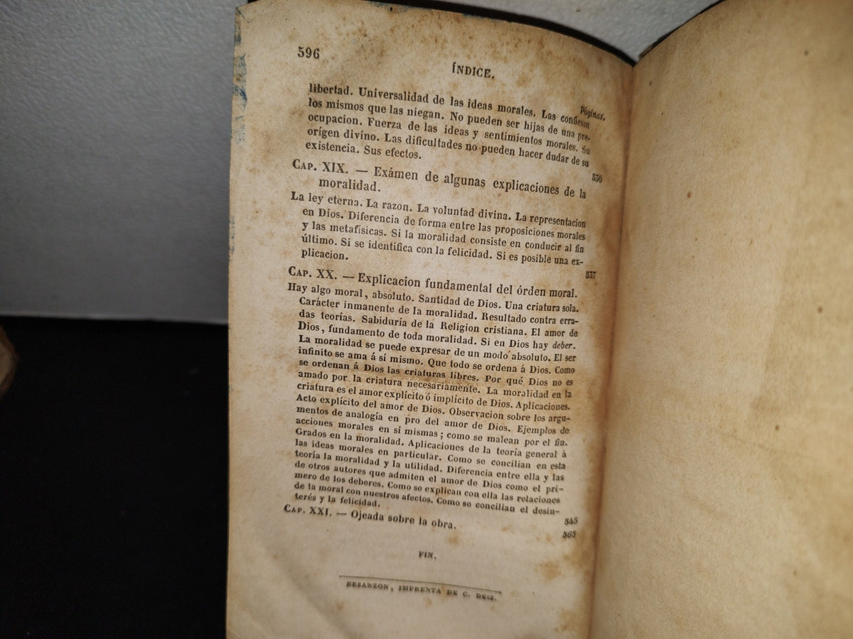 60- Filosofía Fundamental - Jaime Balmes - Tomo II - 1849