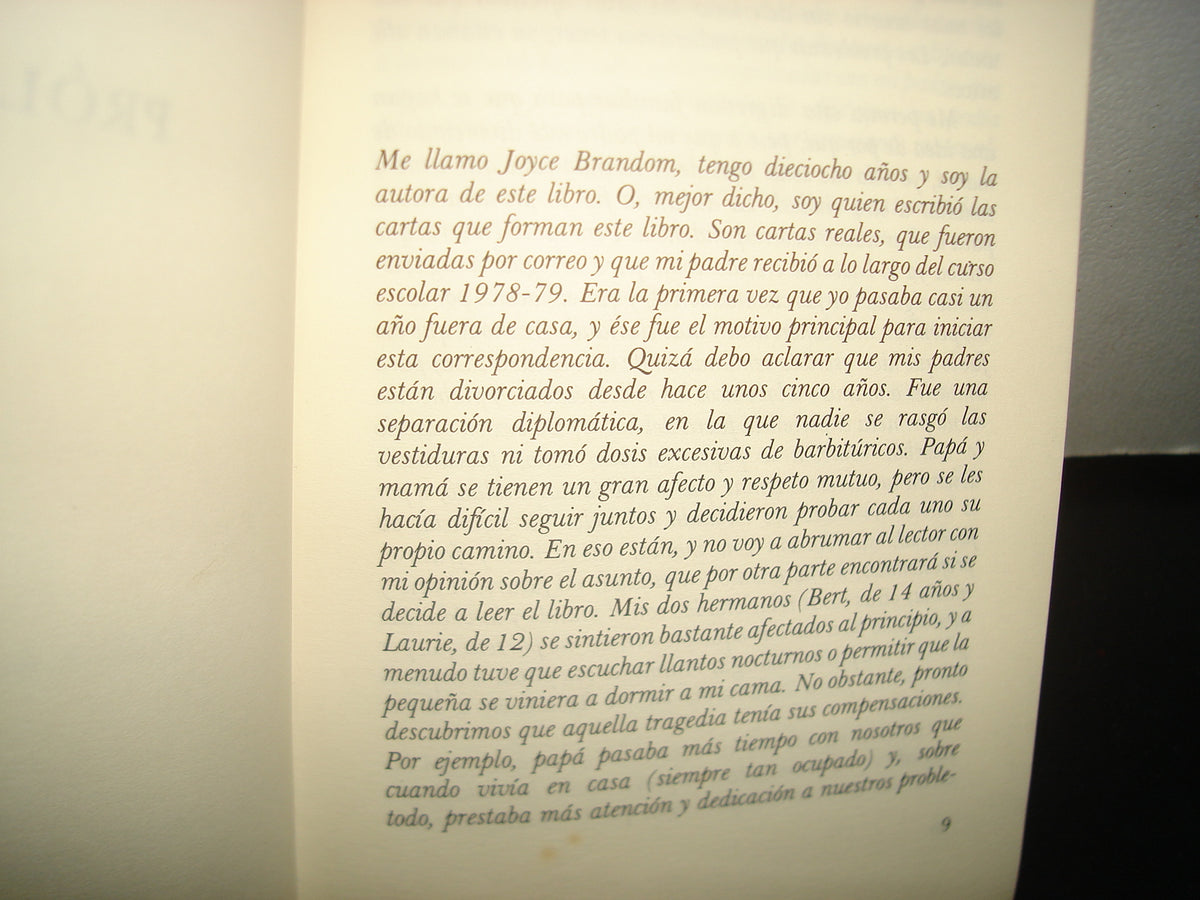 4- Querido Papá: Joyce Brandom - Pomaire. Colección Libre