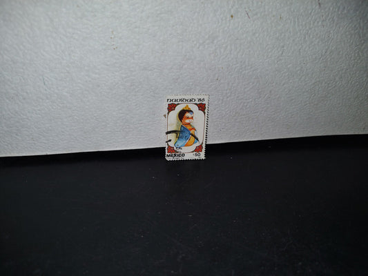 A10C1-2- Timbre Postal. Rey Mago ”Navidad '86. México $ 50” - 1986