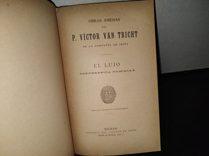 65- Biblioteca Amena XIII. Obra Amenas Del P. Víctor Van Tricht - 1900's