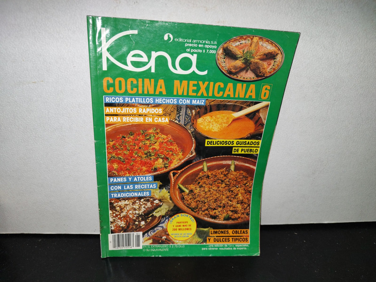 57- Revista Kena. Cocina Mexicana 6 - Enero 1992