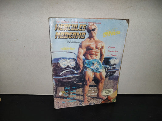 196- Revista De Culturismo. Hércules Moderno. Tom Platz - Año X, No. 233, 15 De Agosto De 1991
