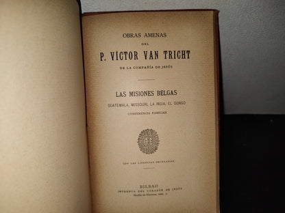 65- Biblioteca Amena XIII. Obra Amenas Del P. Víctor Van Tricht - 1900's