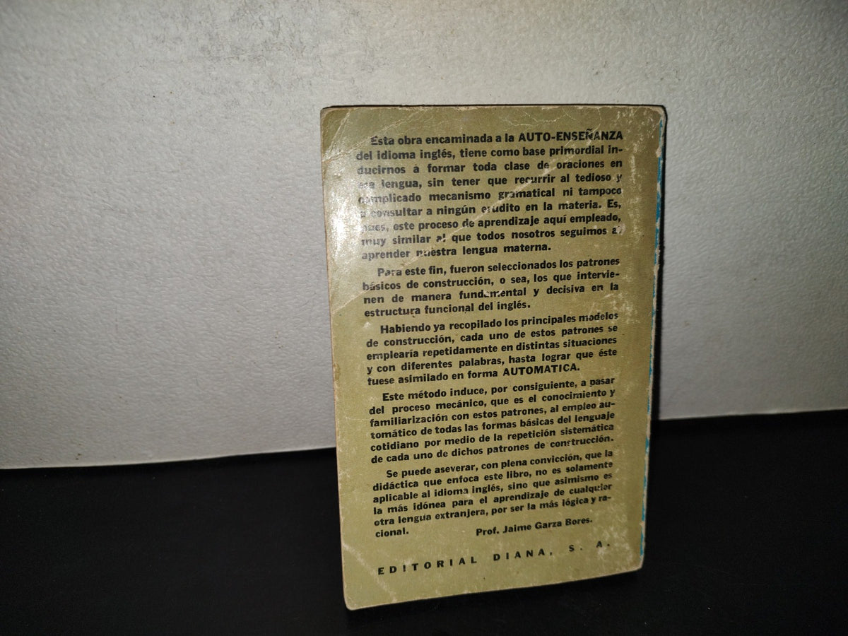 201- Construya En Inglés. Método Autodidáctico - Prof. Jaime Garza Bores - 1970