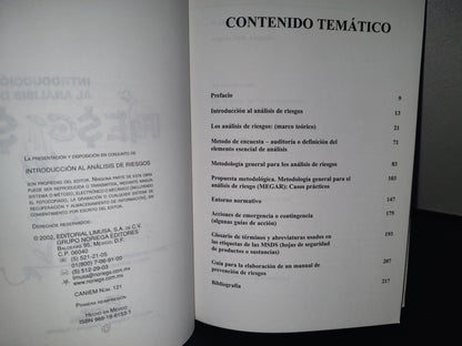 89- Introducción Al Análisis De Riesgos - Jesús G. Martínez Ponce De León - 2002