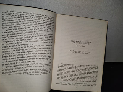 78- Historia Y Convicción De La Soka Gakkai - Josei Toda - 1991