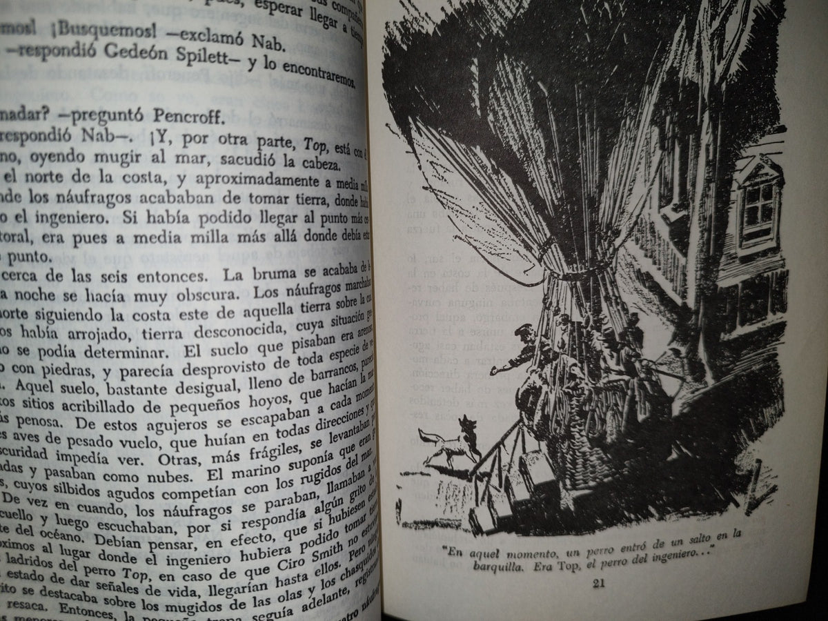 54- Biblioteca Juvenil. Tomo 3. La Isla Misteriosa - Julio Verne - 1968
