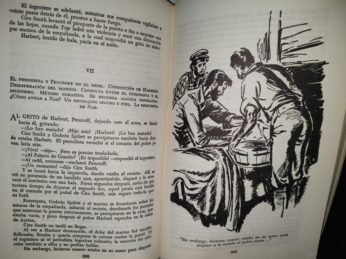 54- Biblioteca Juvenil. Tomo 3. La Isla Misteriosa - Julio Verne - 1968