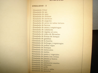 10- Libros De Cocina. Musa - Ensaladas - 2 - J. Montoliu