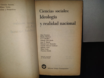 202- Ciencias Sociales: Ideología Y Realidad Nacional - Alain Touraine Y Otros