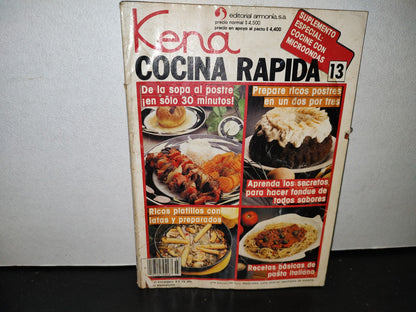 57- Revista Kena. Cocina Rápida 13 - Marzo 1990