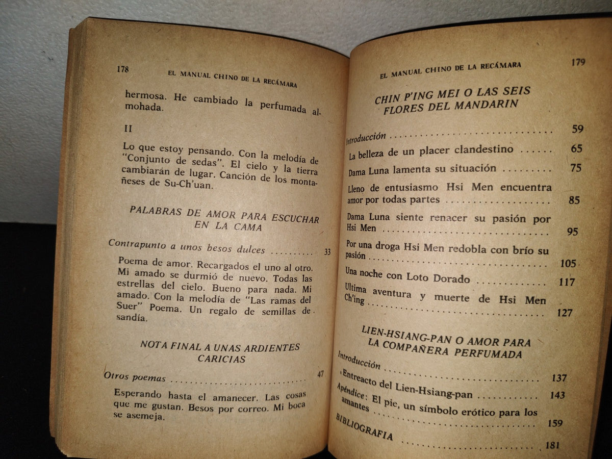158- El Manual Chino De La Recámara - Editorial Posada - 1973