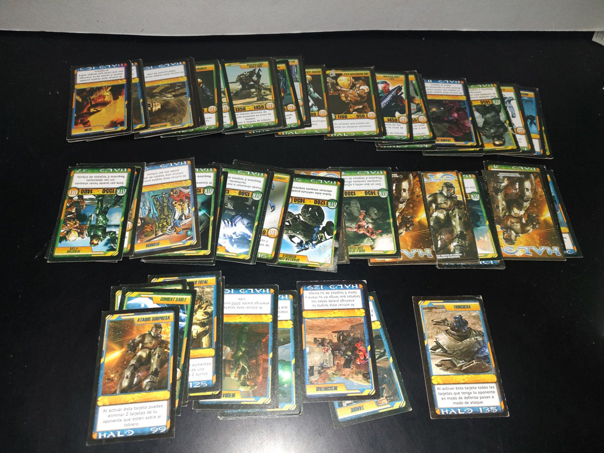 A5- Paquete De 122 Tarjetas Bootleg De Halo - 2000'S