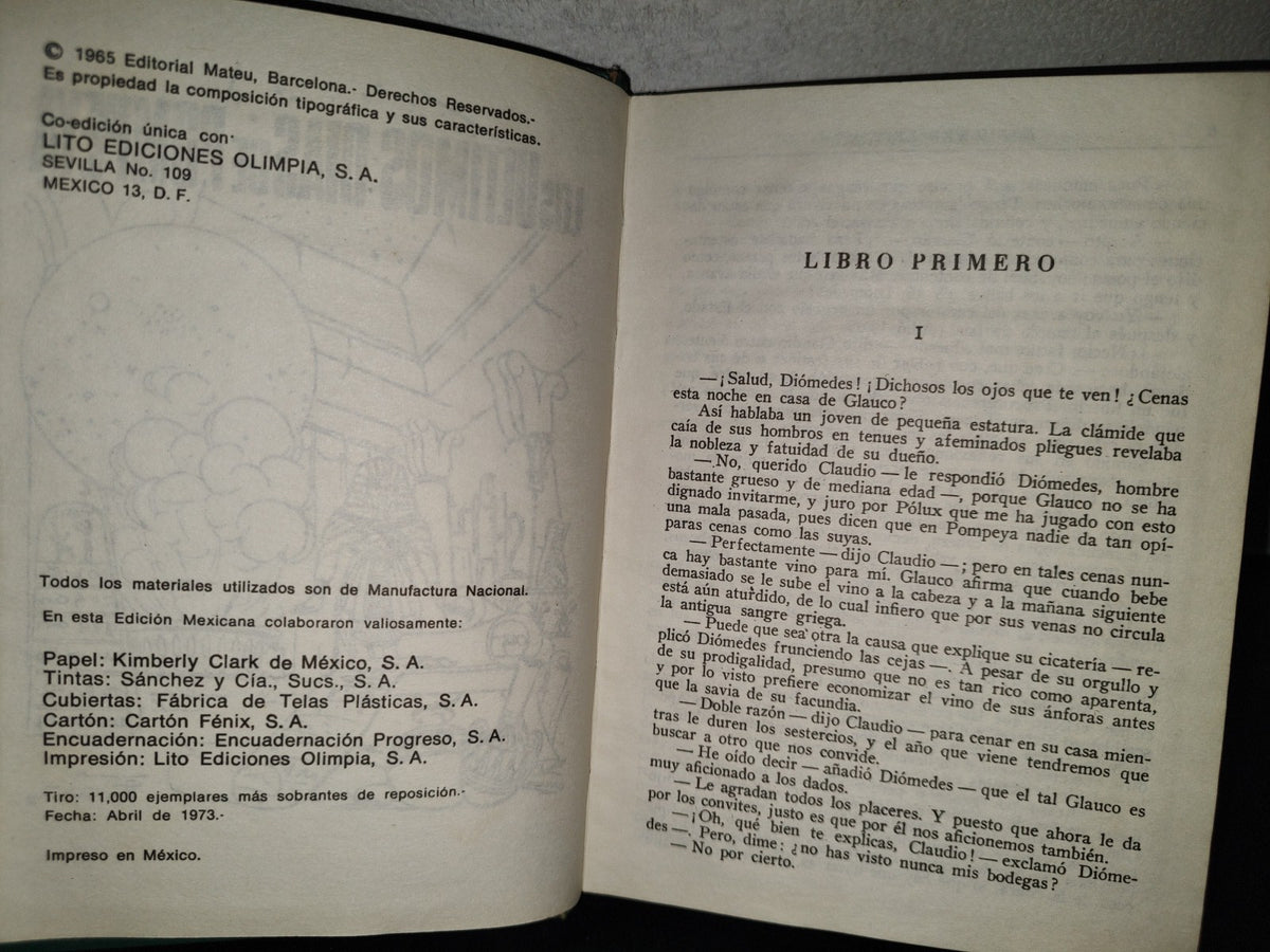 219- Los Últimos Días De Pompeya - Lito Ediciones Olimpia, S. A. - 1973