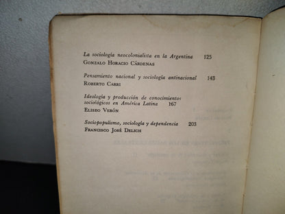 202- Ciencias Sociales: Ideología Y Realidad Nacional - Alain Touraine Y Otros