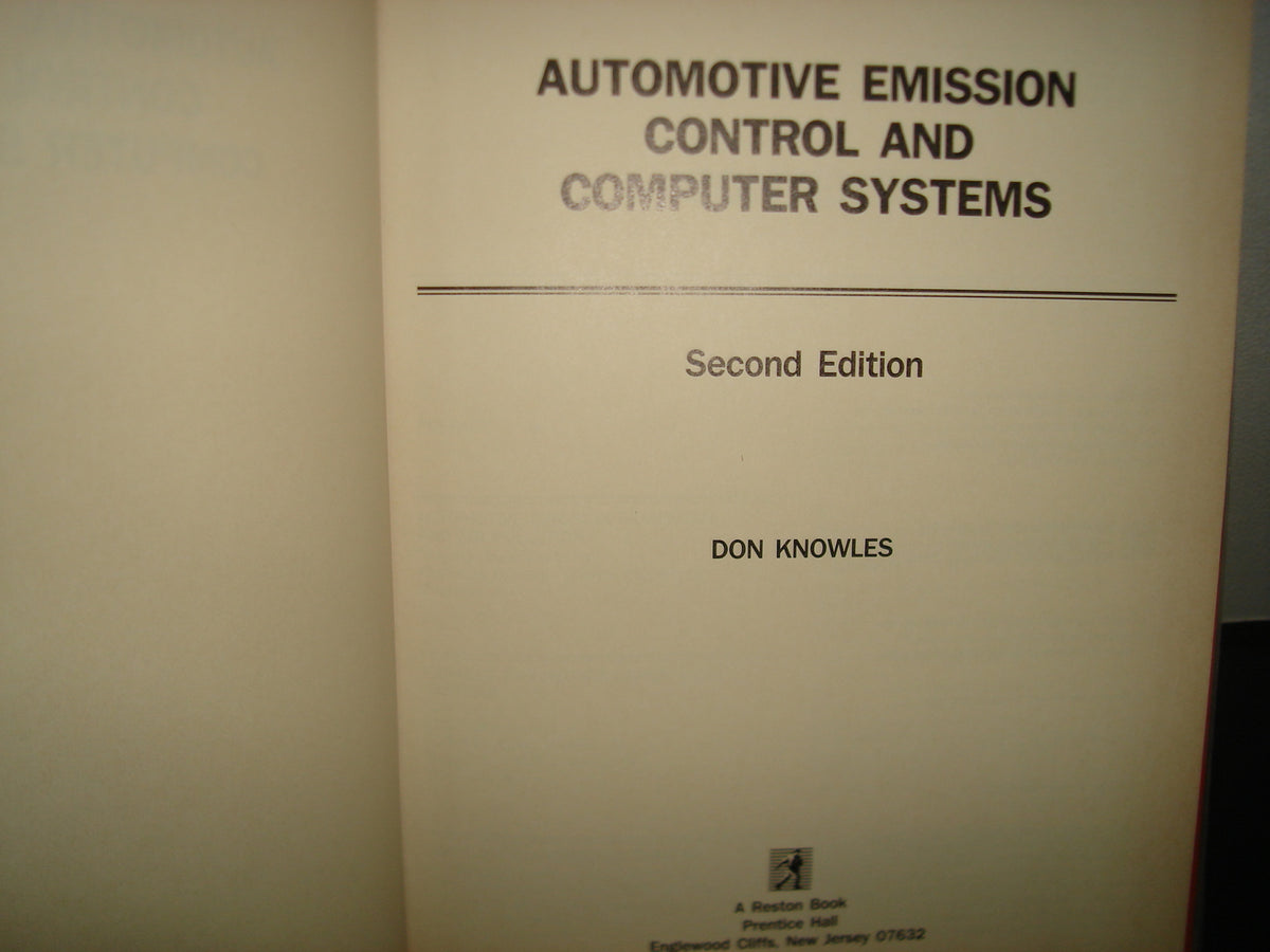 168- Automotive Emission Control And Computer Systems - Don Knowles