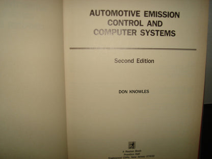 168- Automotive Emission Control And Computer Systems - Don Knowles