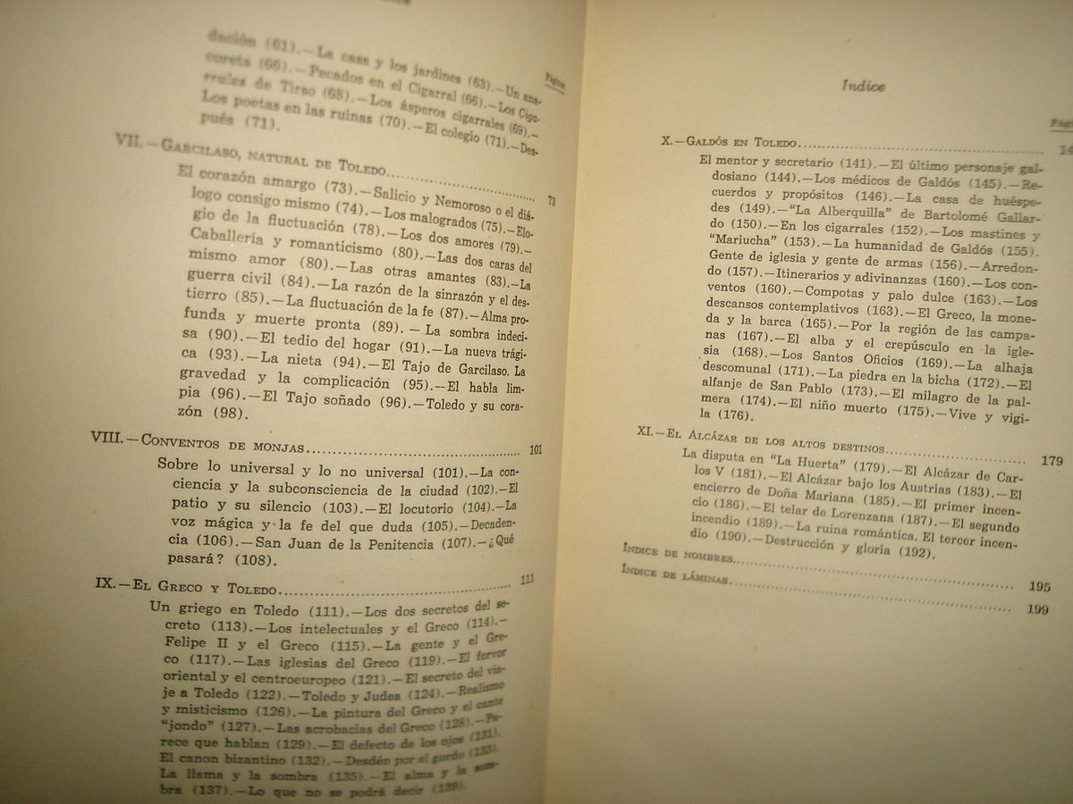 171- Elogio Y Nostalgia De Toledo - G. Marañón - Espasa-Calpe, S. A., 1958