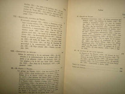 171- Elogio Y Nostalgia De Toledo - G. Marañón - Espasa-Calpe, S. A., 1958