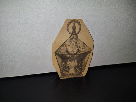 A10C1-2- Antiguo Recorte De Periódico De La Virgen De Zapopan - 1947