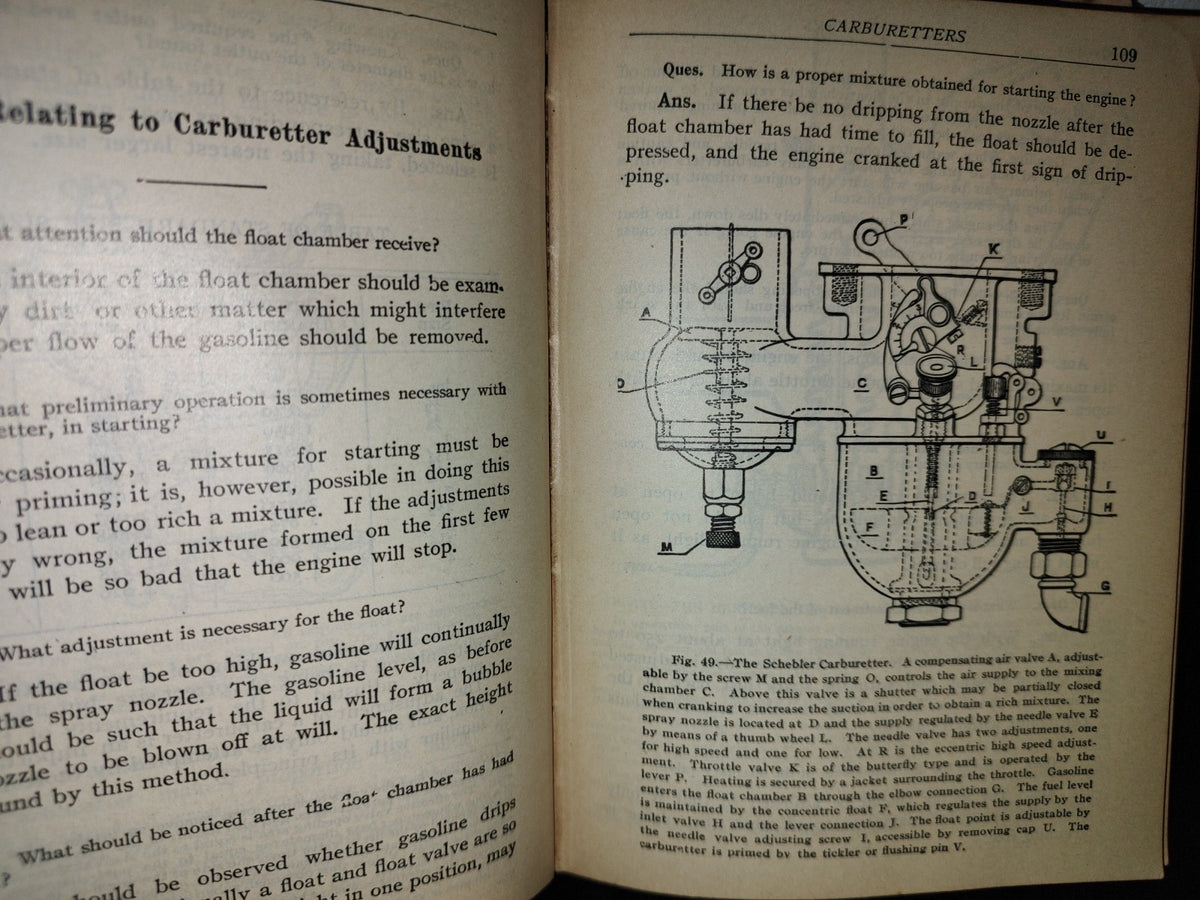 59- Antiguo Libro De Mecánica Automotriz. Audels Automobile Guide. Gideon Harris And Associates 1930