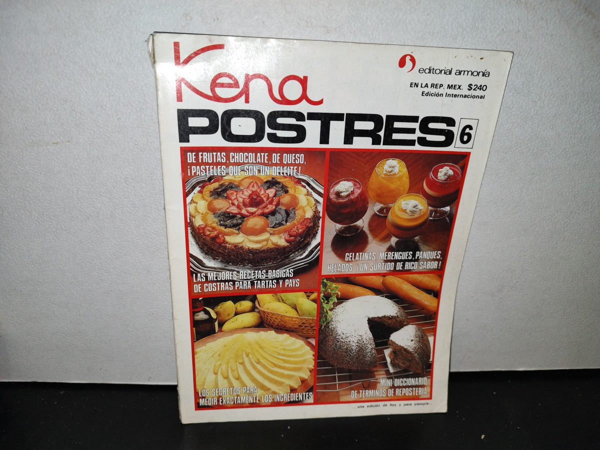 57- Revista Kena. Postres 6 - Septiembre 1984