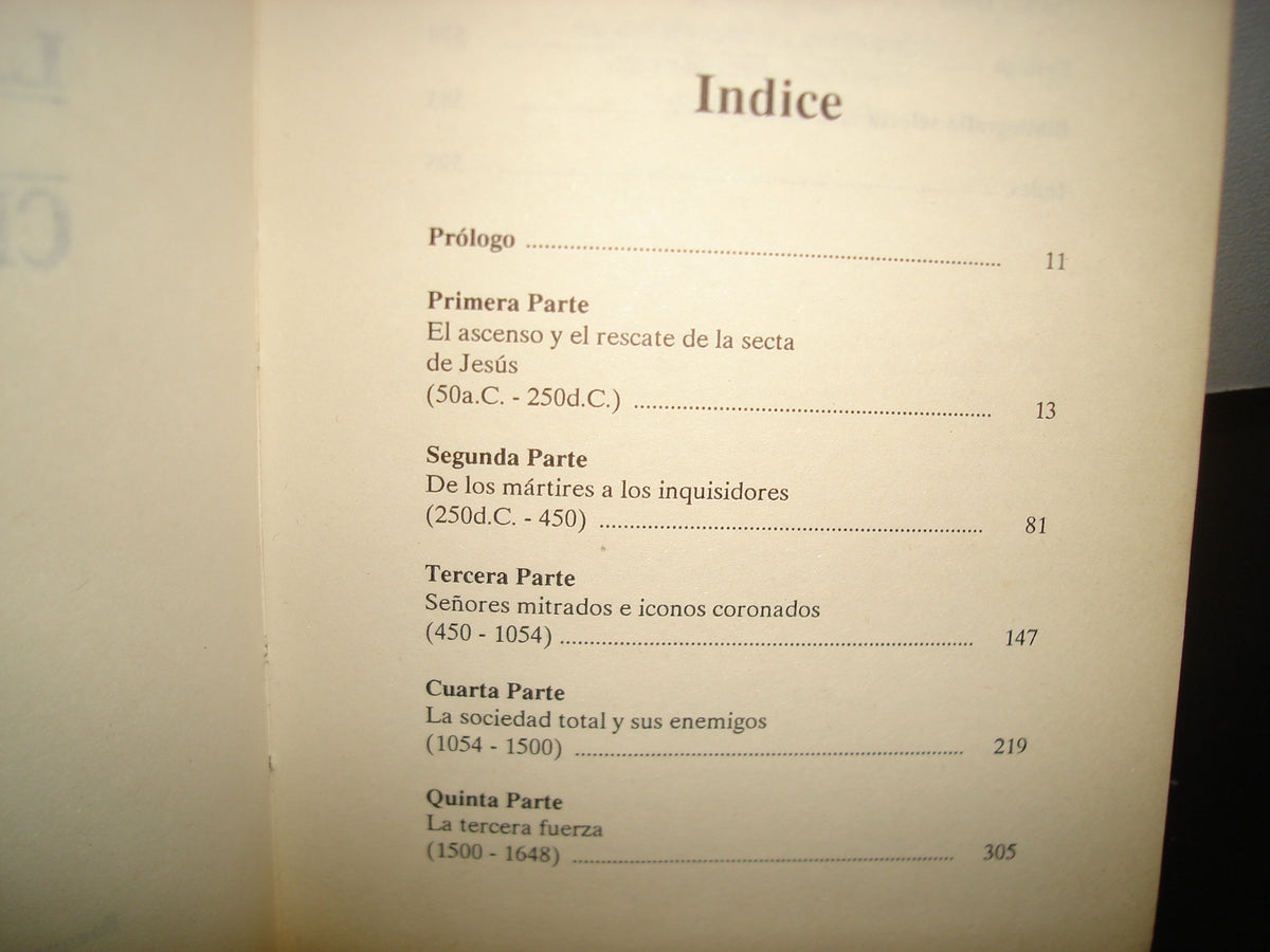 23- La Historia Del Cristianismo - Paul Johnson - Javier Vergara Editor, Primera Edición 1989