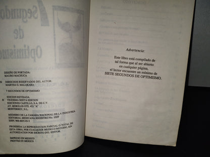 139- 7 Segundos De Optimismo - J. G. Malakara