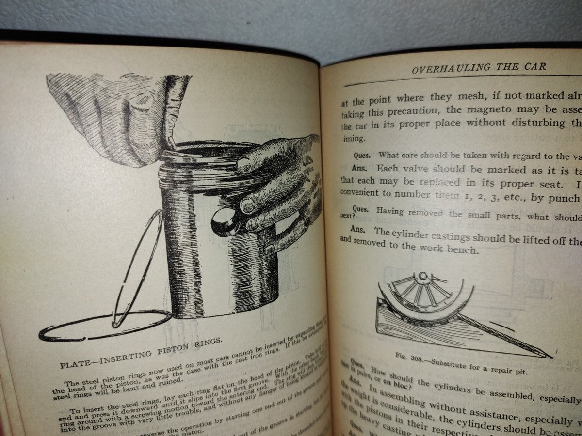 59- Antiguo Libro De Mecánica Automotriz. Audels Automobile Guide. Gideon Harris And Associates 1930