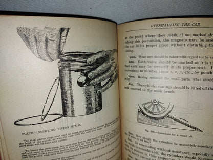 59- Antiguo Libro De Mecánica Automotriz. Audels Automobile Guide. Gideon Harris And Associates 1930