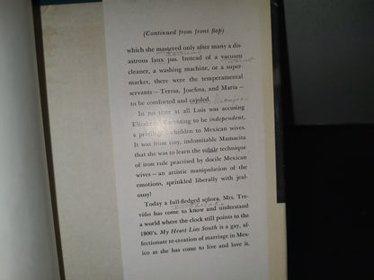 211- My Heart Lies South. The Story Of My Mexican Marriage - Elizabeth Borton De Trevino - 1954
