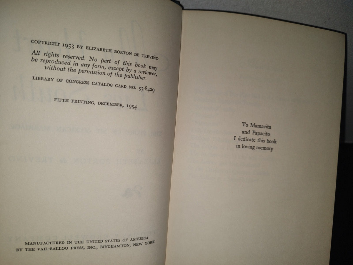 211- My Heart Lies South. The Story Of My Mexican Marriage - Elizabeth Borton De Trevino - 1954