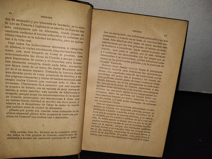 179- Obras Completas De Marco Tulio Cicerón (Tomo Xi). Vida Y Discursos Tomo I, Madrid 1897