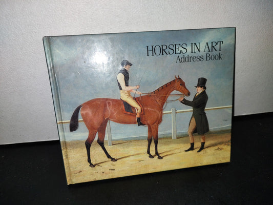 50- Los Caballos En El Arte / Horses In Art. Address Book - 90'S