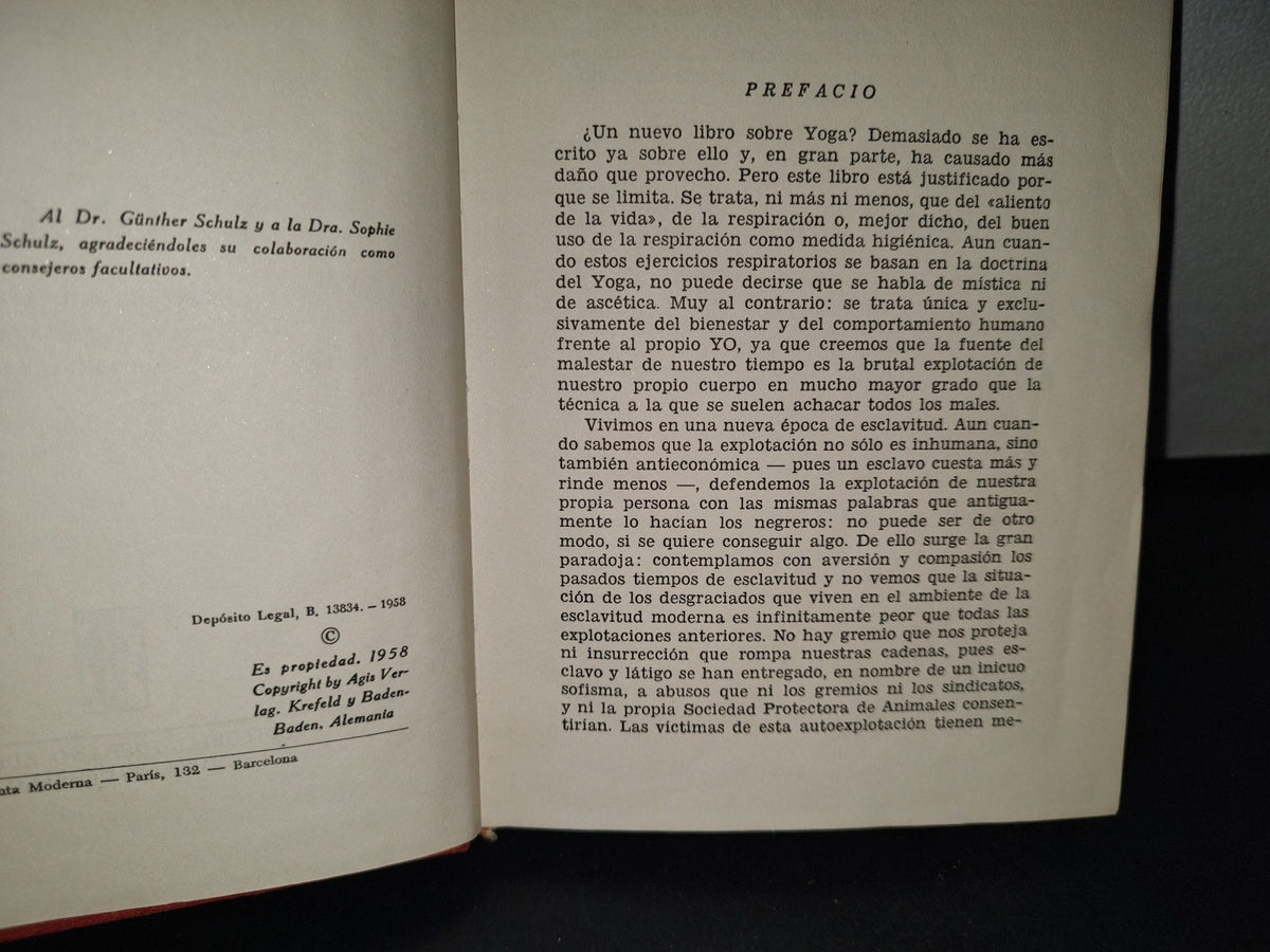 172- Yoga. Método De Rejuvenecimiento Para Occidentales - M. J. Kirschner - 1958