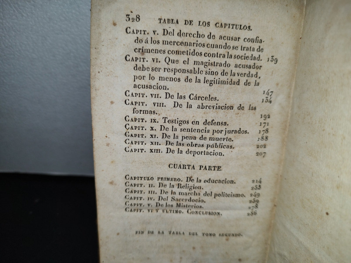 60- Comentario Sobre La Ciencia De La Legislación De Filangieri - M. B. Constant. Tomo Segundo. 1825