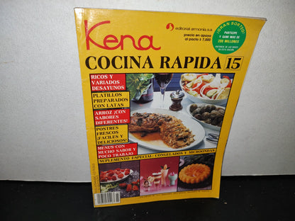 57- Revista Kena. Cocina Rápida 15 - 1992