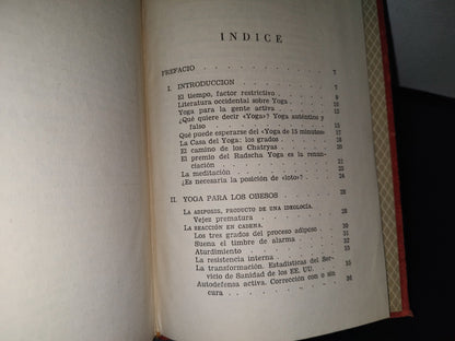 172- Yoga. Método De Rejuvenecimiento Para Occidentales - M. J. Kirschner - 1958