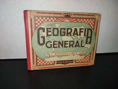 85- Geografía General. Segundo Libro Para 5° Y 6° Años De Enseñanza Primaria. Tomás Zepeda - 1966