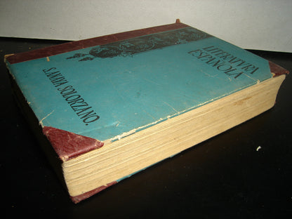 34- Literatura Española. Tercer Curso De Español - S. Anaya Solórzano - 1965